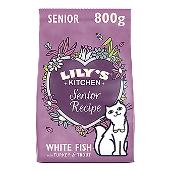 Lily's Kitchen - Chat Senior - Poisson et dinde
