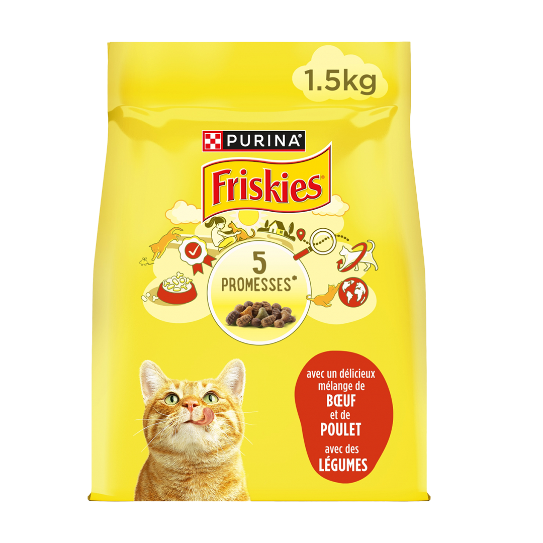 Purina - Friskies - Boeuf et poulet